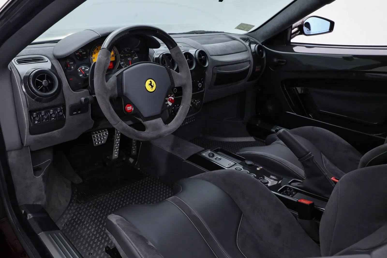 2009 Ferrari F430 Scuderia Spider 16M interior, dashboard, Gray