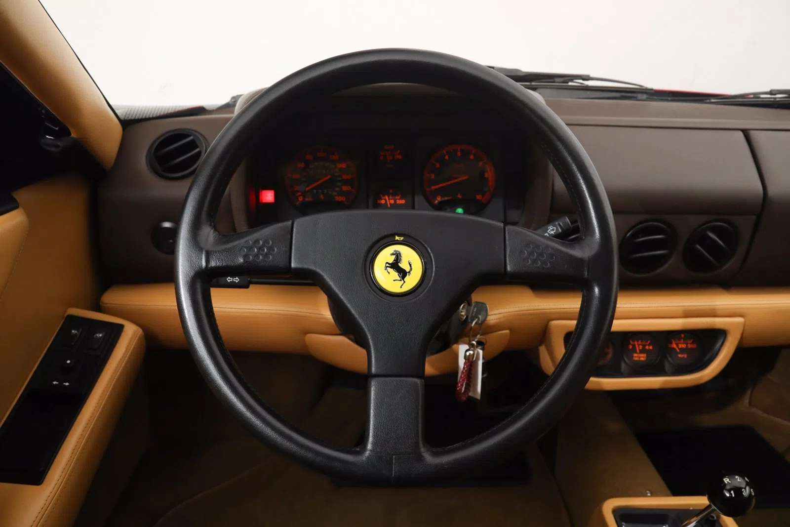 1992 Ferrari 512 TR Classiche interior, Tan Leather