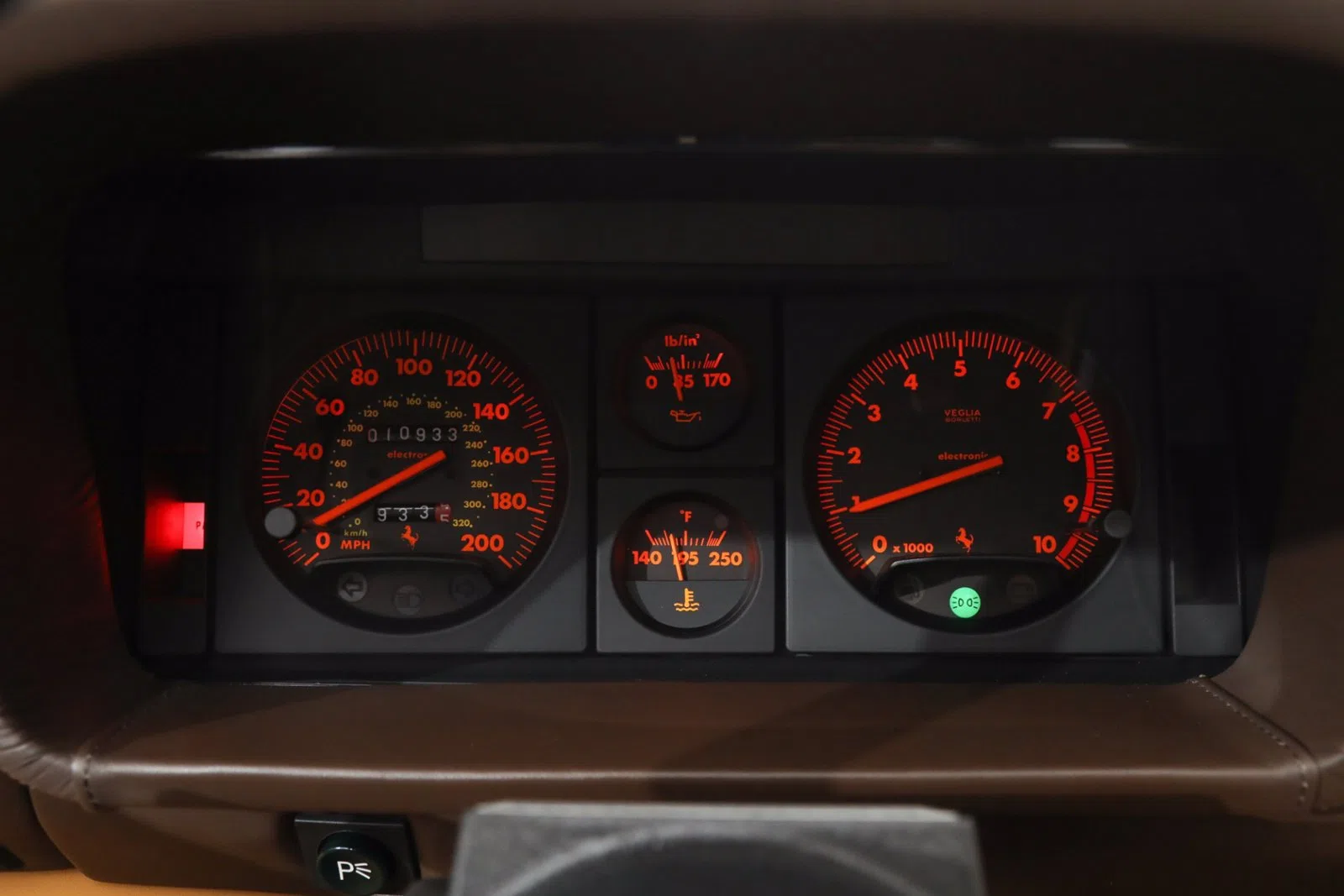 1992 Ferrari 512 TR Classiche interior, Tan Leather