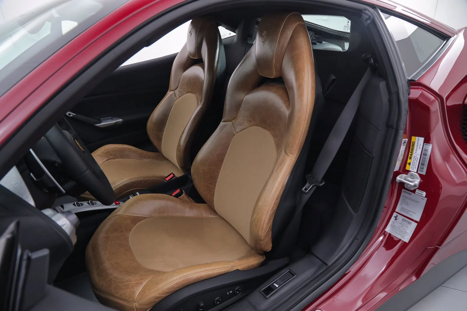 2018 Ferrari 488 GTB 70th Anniversary interior, seats, Tan Leather