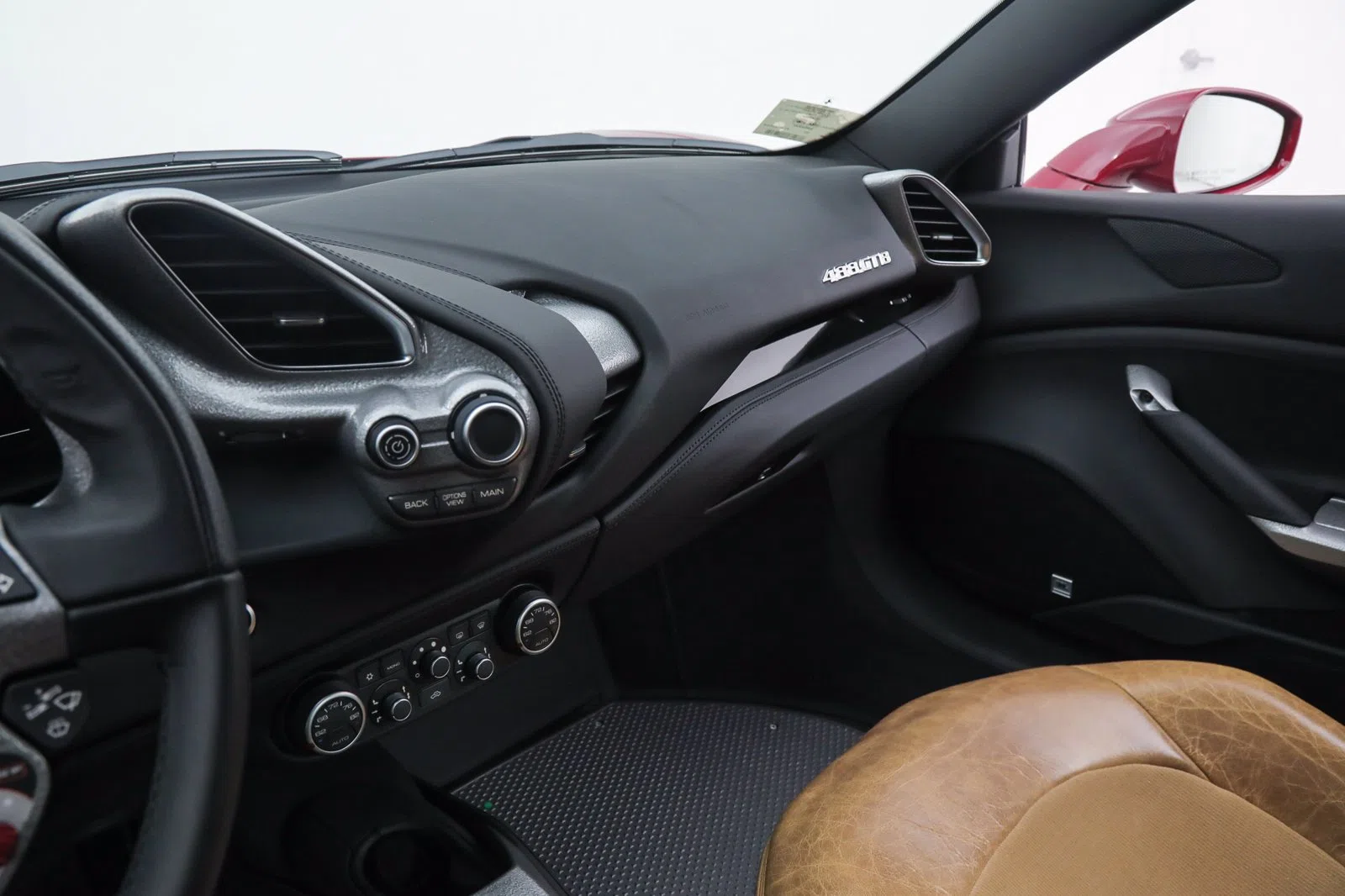 2018 Ferrari 488 GTB 70th Anniversary interior, Tan Leather
