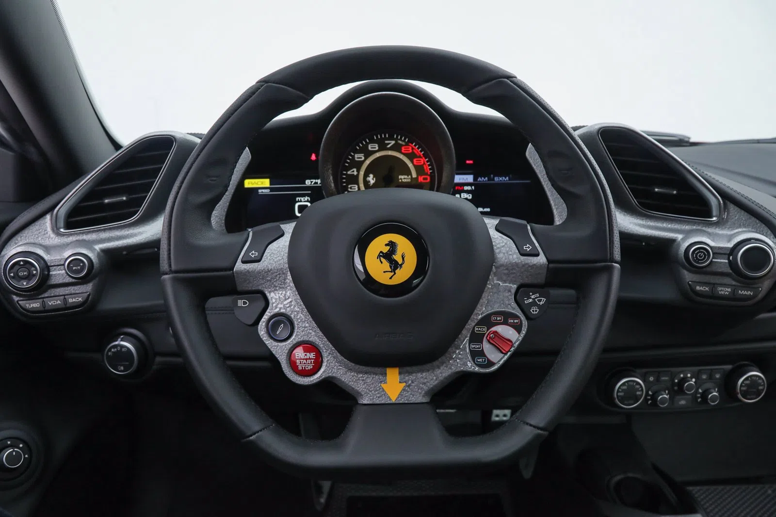2018 Ferrari 488 GTB 70th Anniversary interior, Tan Leather