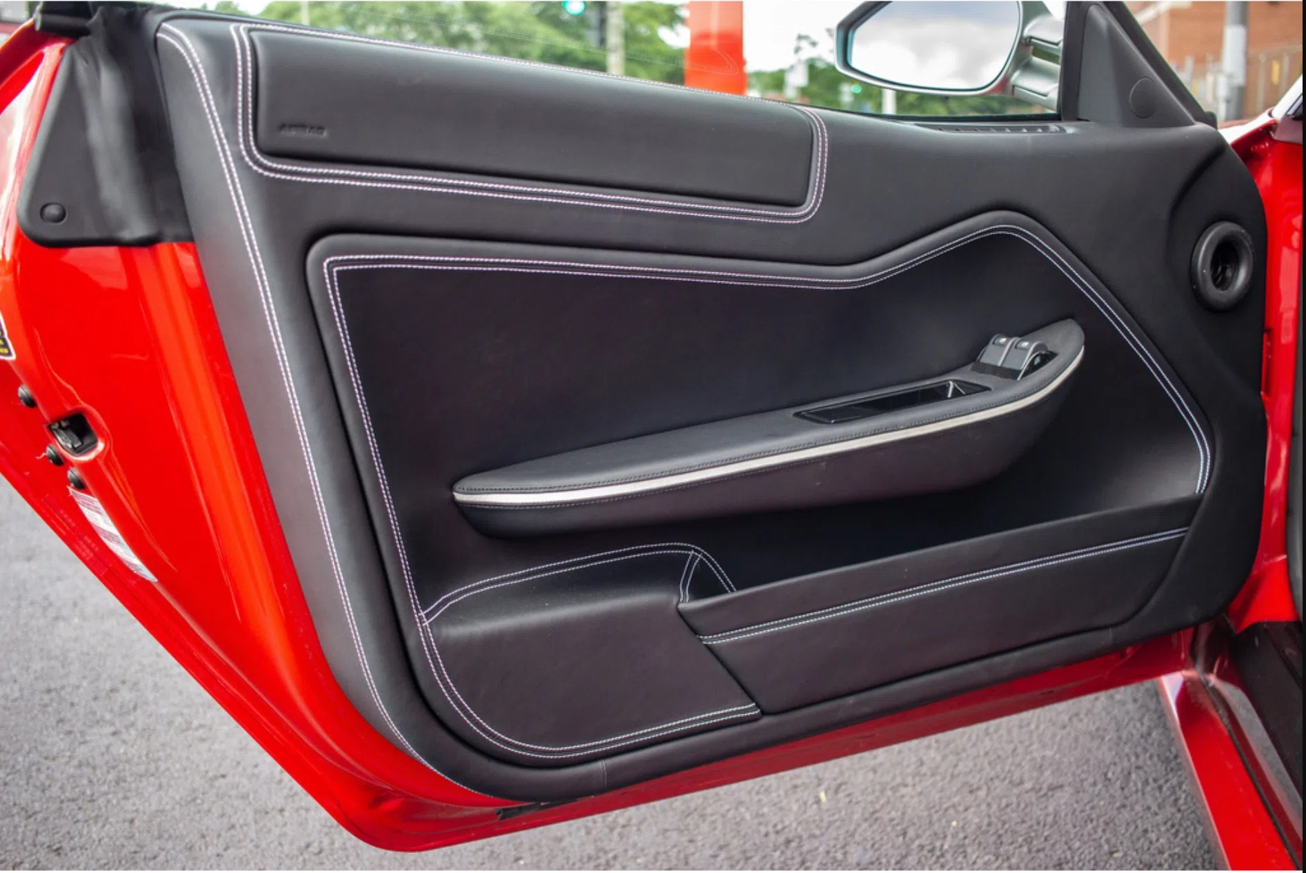 2011 Ferrari 599 SA Aperta interior, door panel, Black Leather