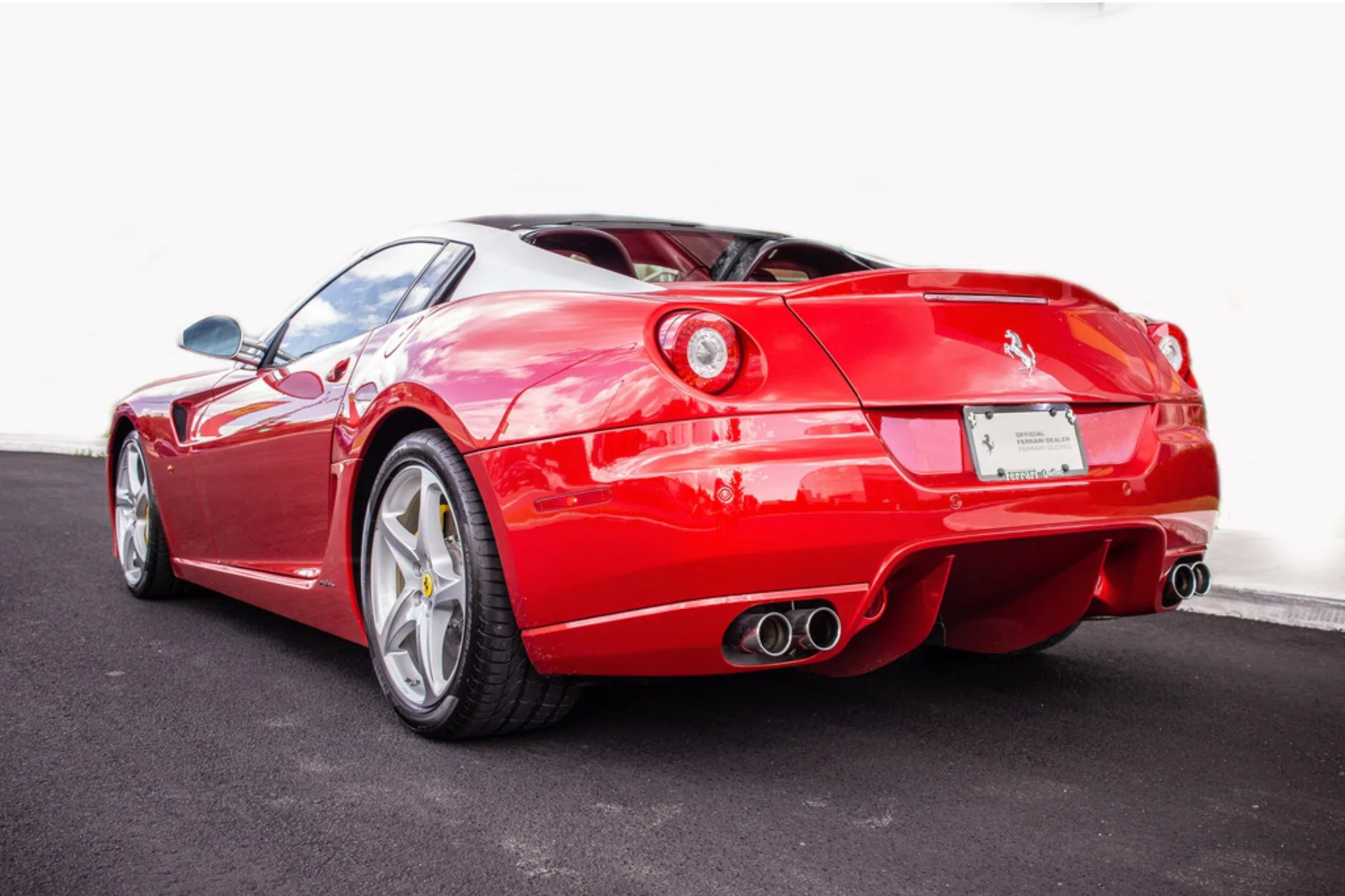 2011 Ferrari 599 SA Aperta for sale, exterior, Rosso Corsa