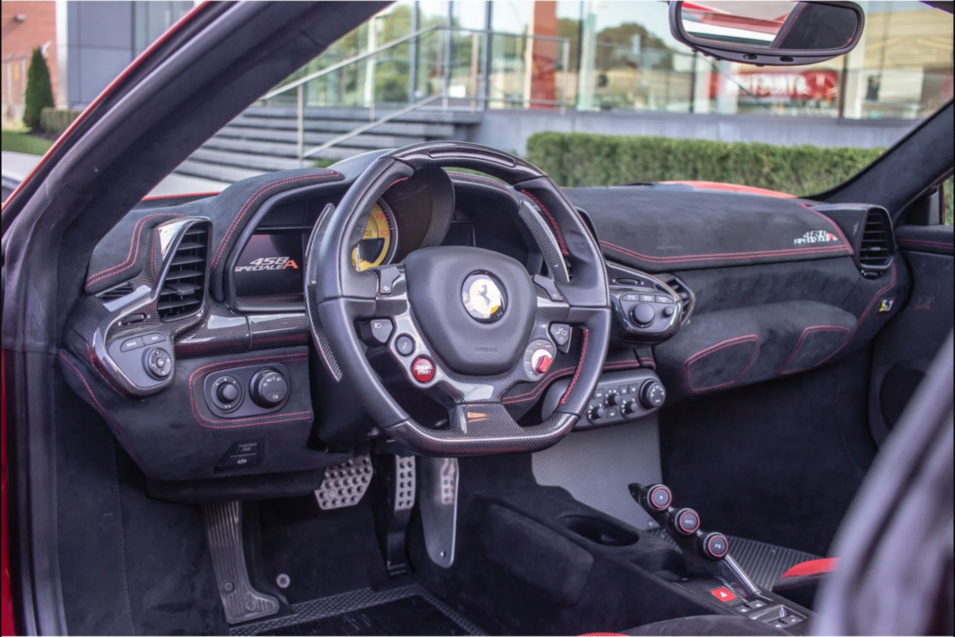 2015 Ferrari 458 Speciale Aperta interior, dashboard