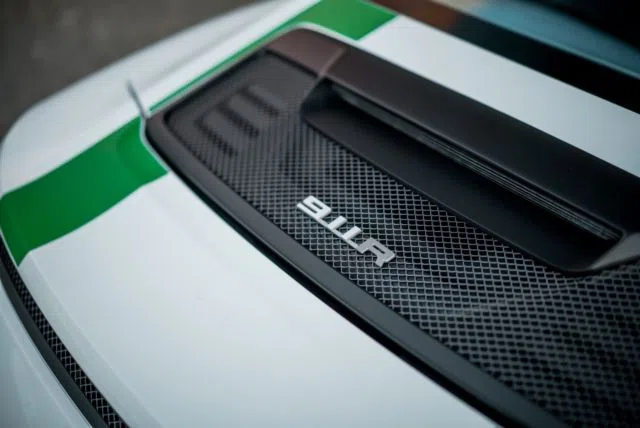 Porsche 911 R interior, door sill