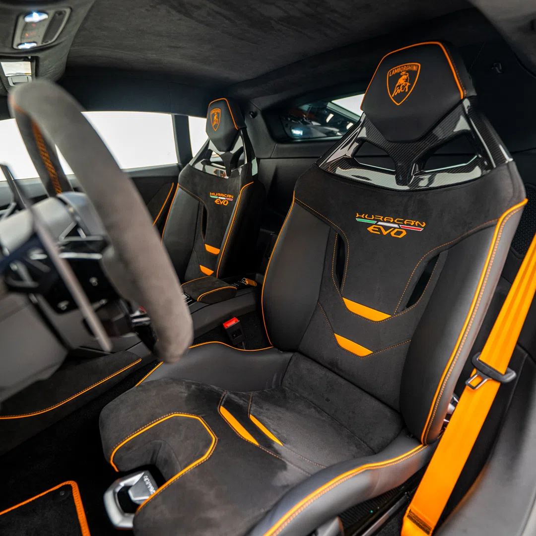 2021 Lamborghini Huracan EVO GT Celebration interior, seats
