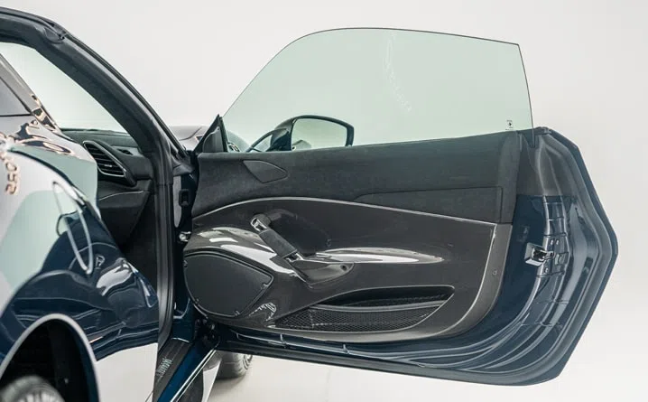 2021 Ferrari 488 Pista Spider interior, door panel