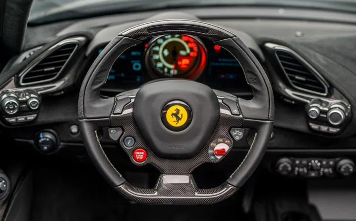 2021 Ferrari 488 Pista Spider interior