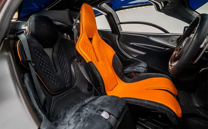 2021 McLaren Speedtail interior, seats
