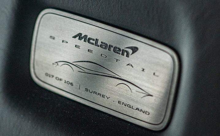 2021 MCLAREN SPEEDTAIL, 9/13