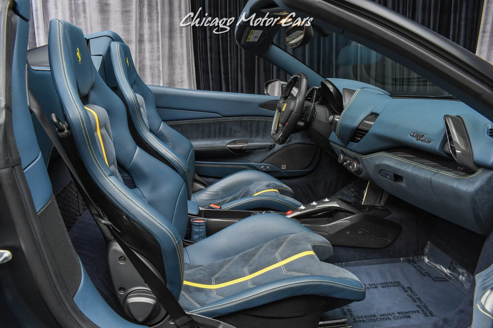 2018 Ferrari 488 Spider interior, seats