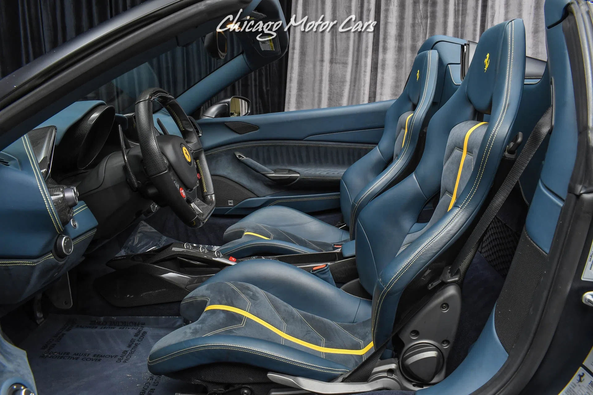 2018 Ferrari 488 Spider interior, seats