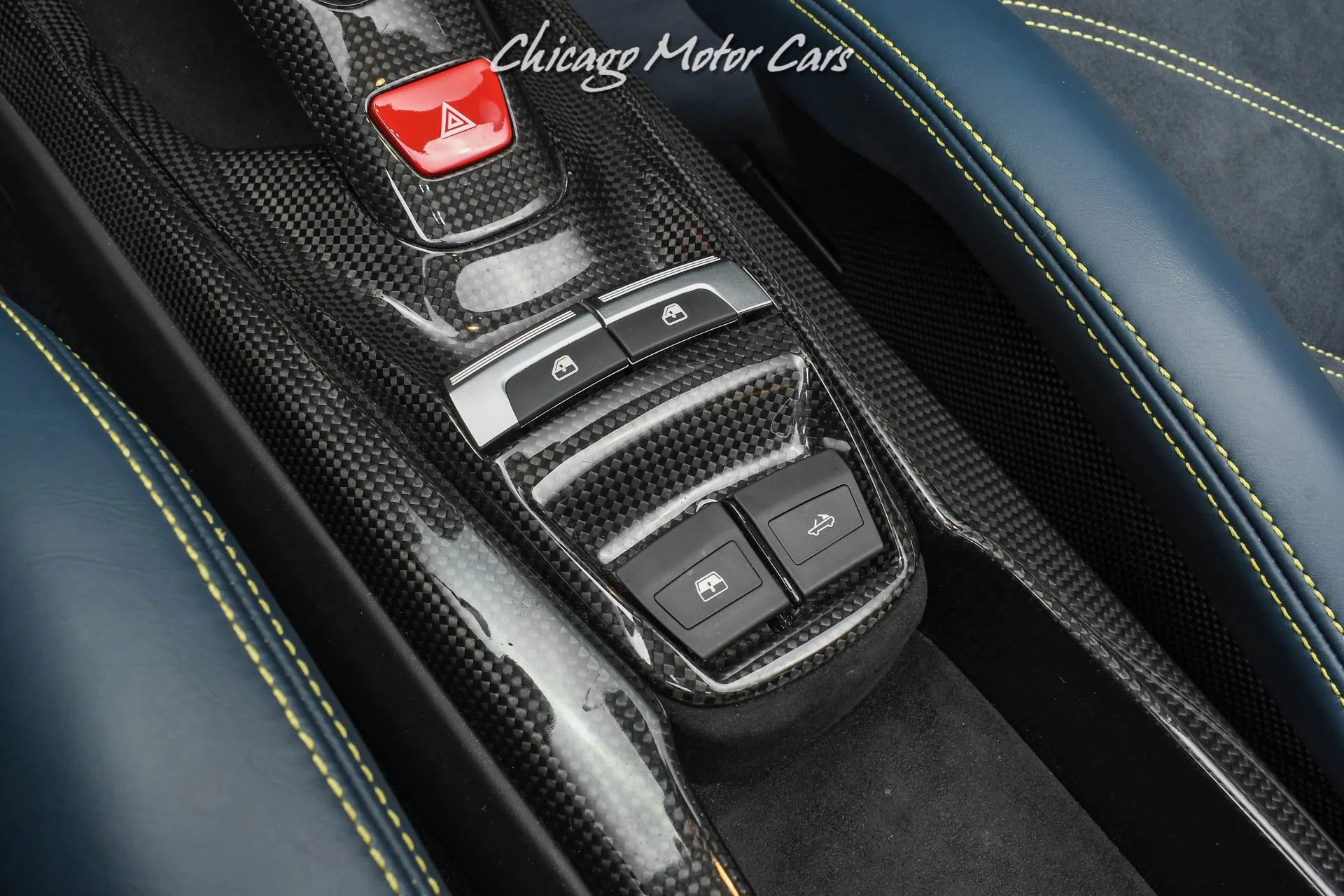 2018 Ferrari 488 Spider interior, center console