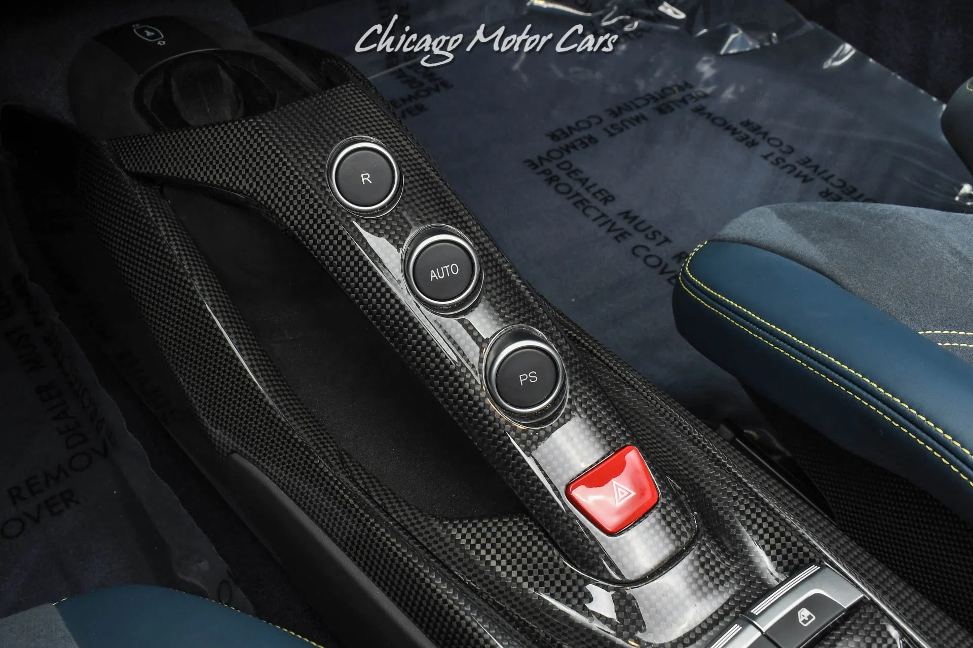 2018 Ferrari 488 Spider interior, center console