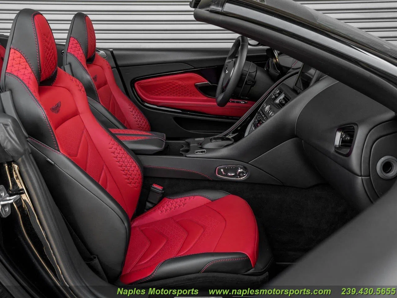 2021 Aston Martin DBS Superleggera interior, seats, Spicy Red, Leather