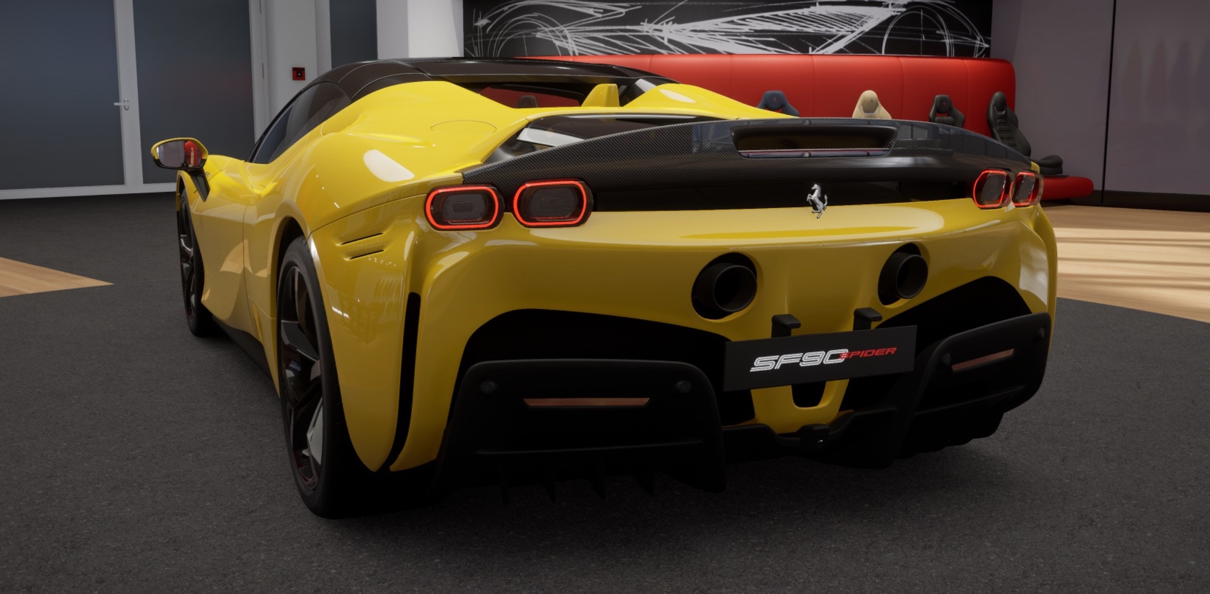 2022 Ferrari SF90 SPIDER, 4/9