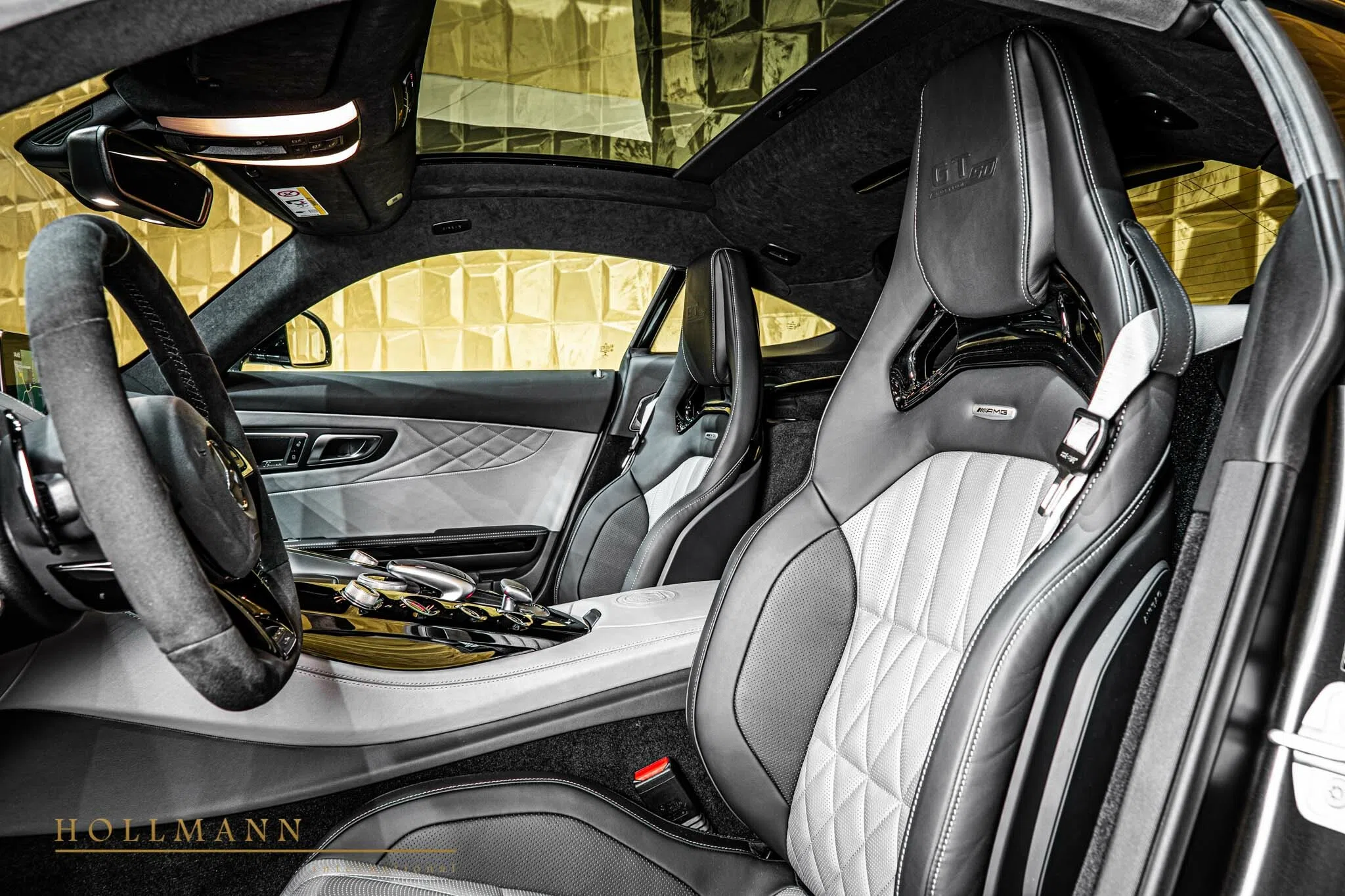 2018 Mercedes-Benz AMG GT C Coupe + Edition 50 interior, seats, Exclusive Gray/Black