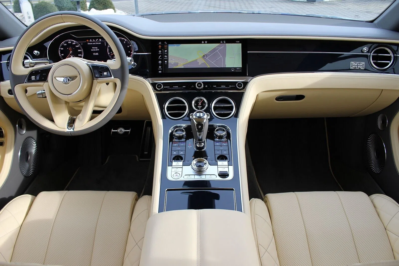 2019 Bentley Continental GT W12 1st Edition interior, dashboard