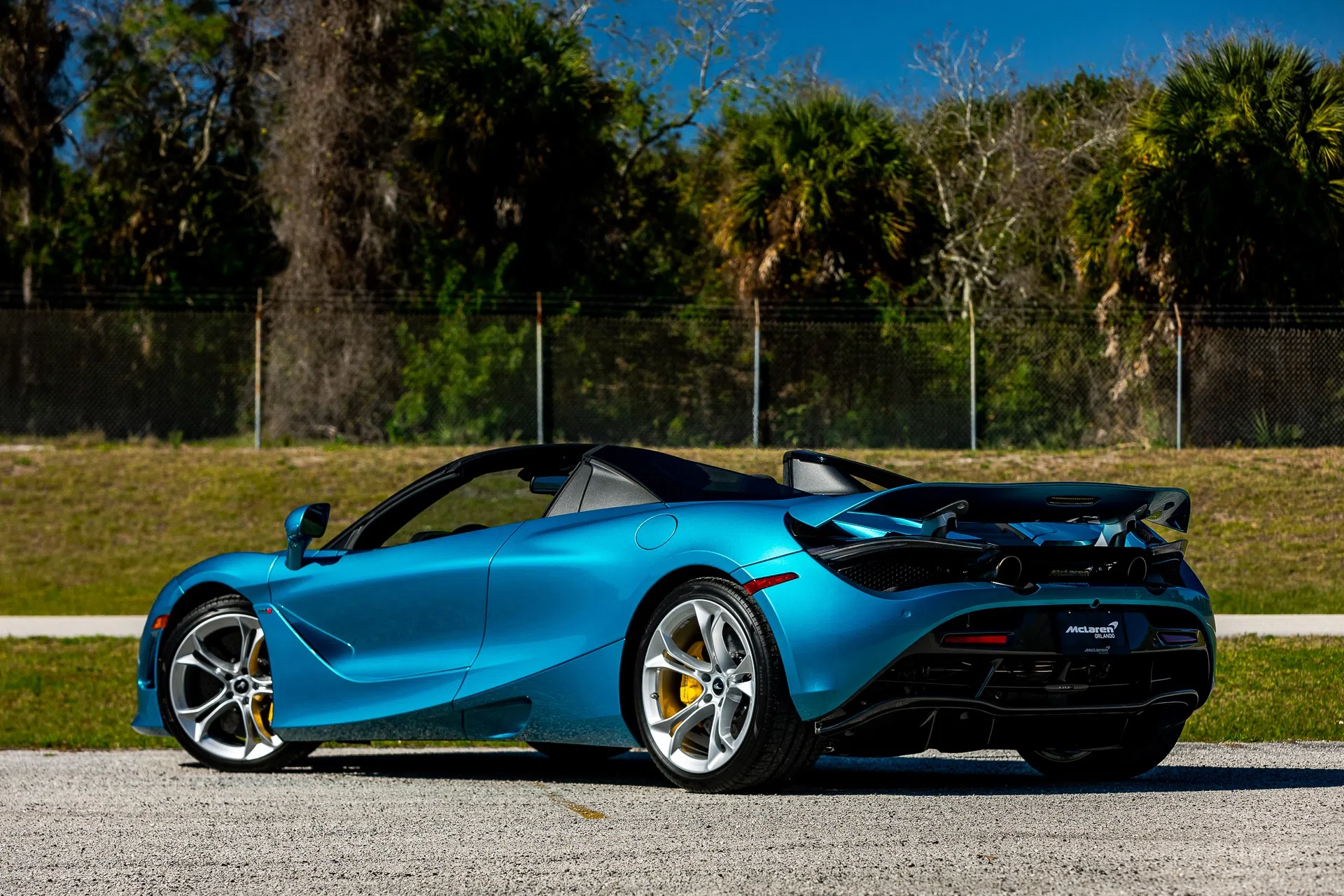 2020 McLaren 720S Spider for sale, exterior, Belize Blue
