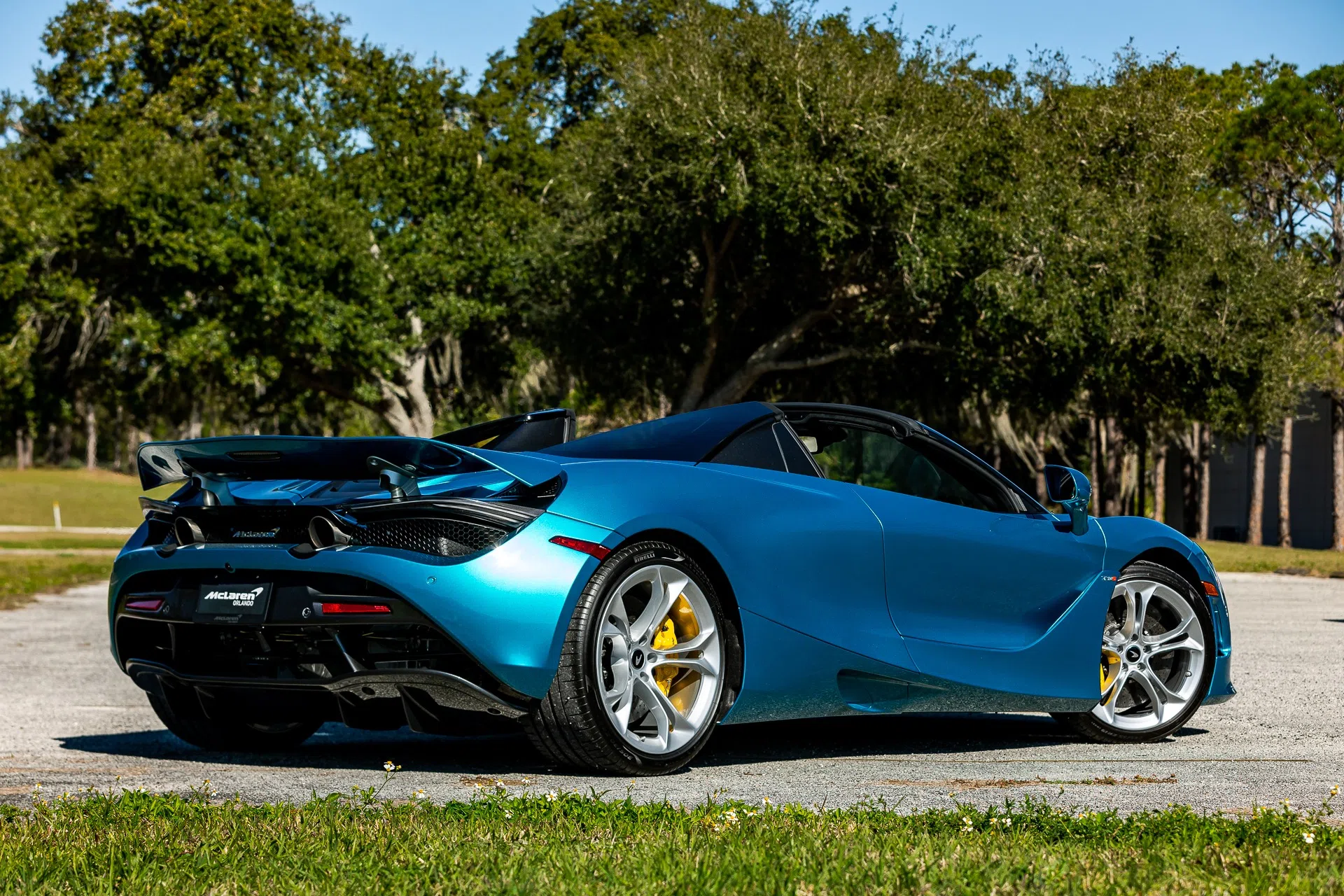 2020 McLaren 720S Spider for sale, exterior, Belize Blue