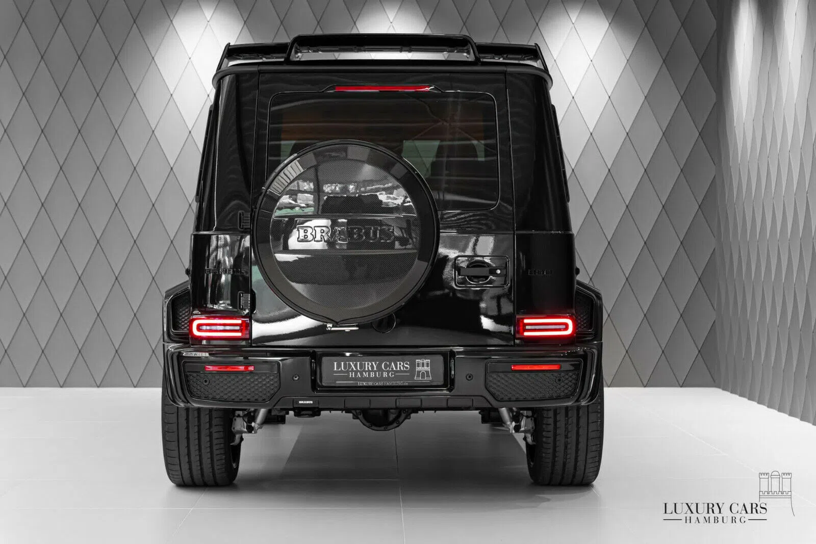 2022 BRABUS G 800, rear three-quarter view, Black