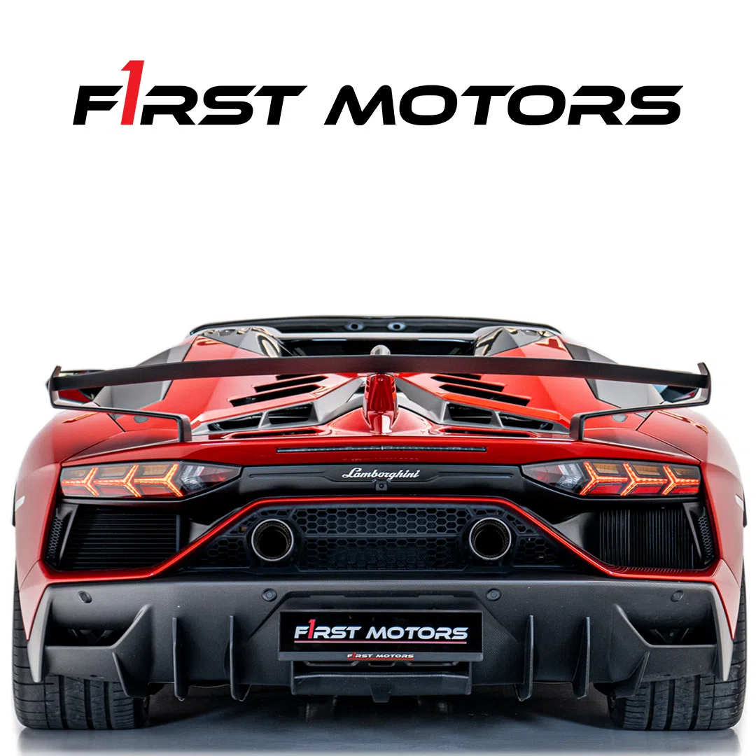 2021 Lamborghini Aventador SVJ Roadster for sale, exterior, Rosso Bia