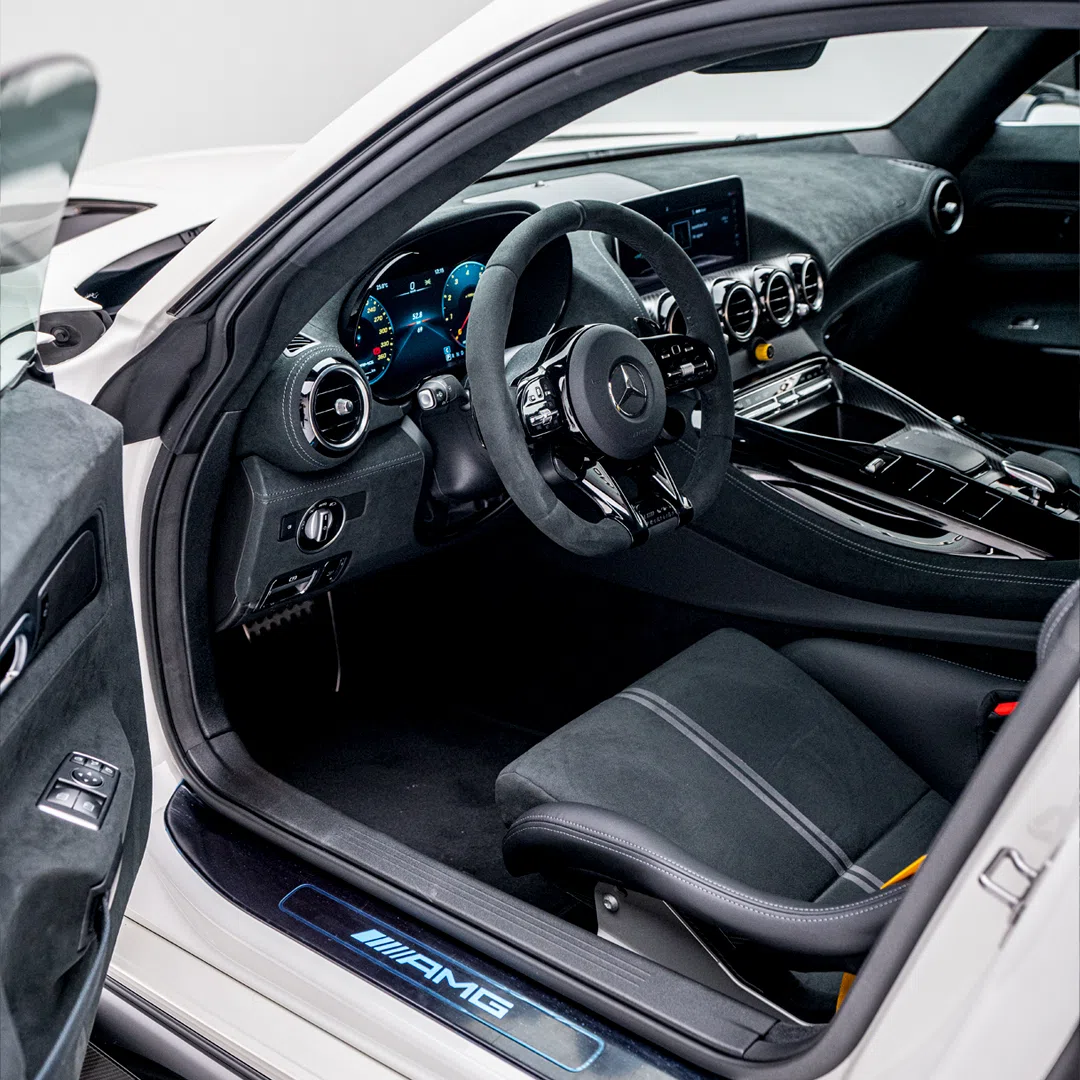 2021 Mercedes Benz AMG GT Black Series interior, dashboard