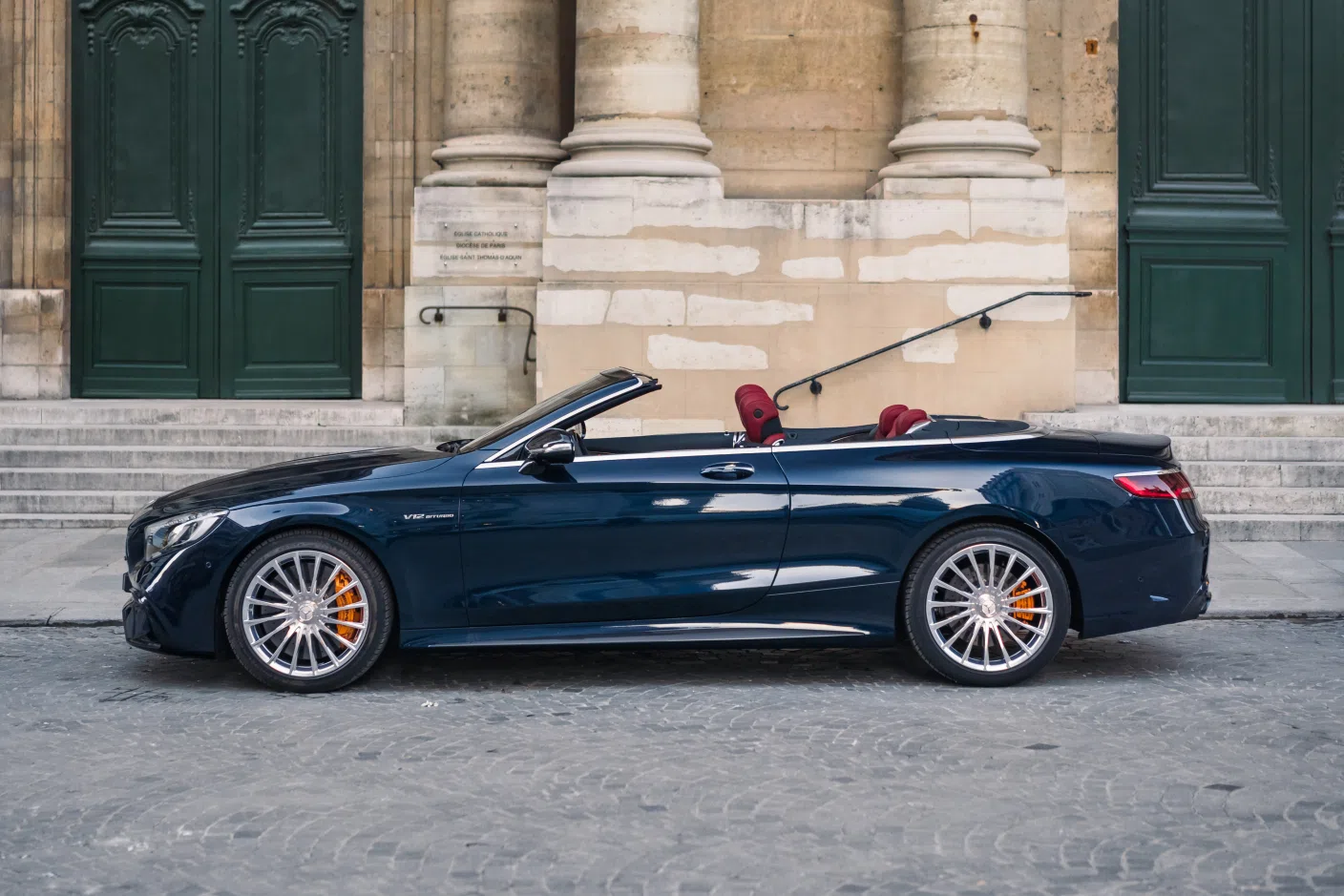 2019 Mercedes-Benz S65 AMG Convertible for sale, exterior, Bleu Cavansite métallisé