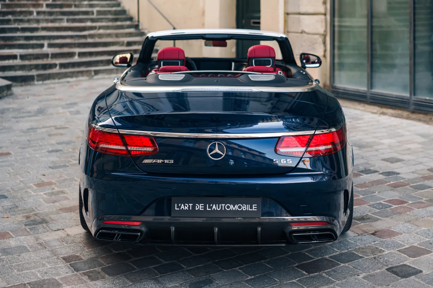2019 Mercedes-Benz S65 AMG Convertible for sale, exterior, Bleu Cavansite métallisé