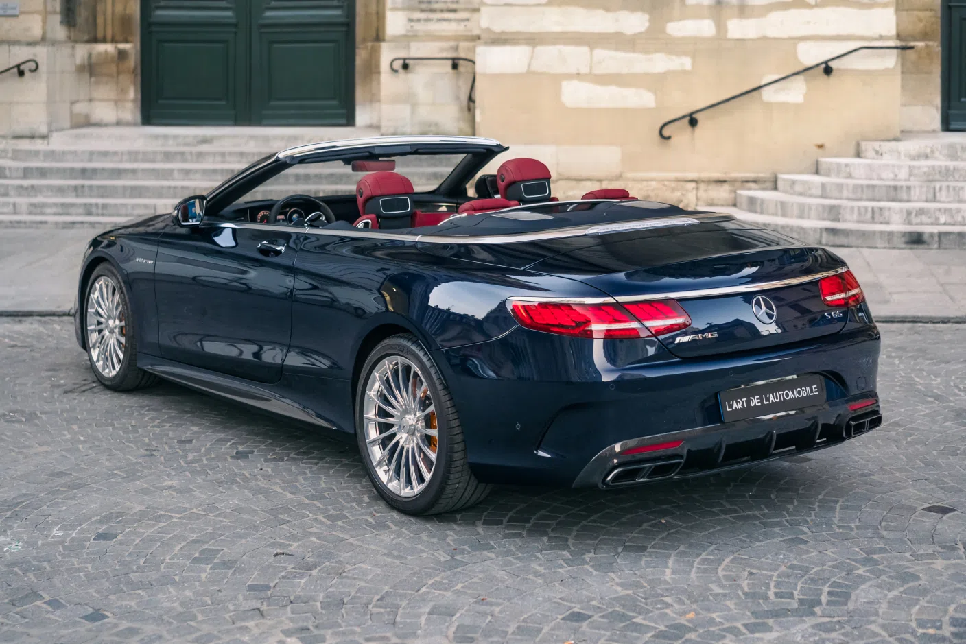 2019 Mercedes-Benz S65 AMG Convertible for sale, exterior, Bleu Cavansite métallisé