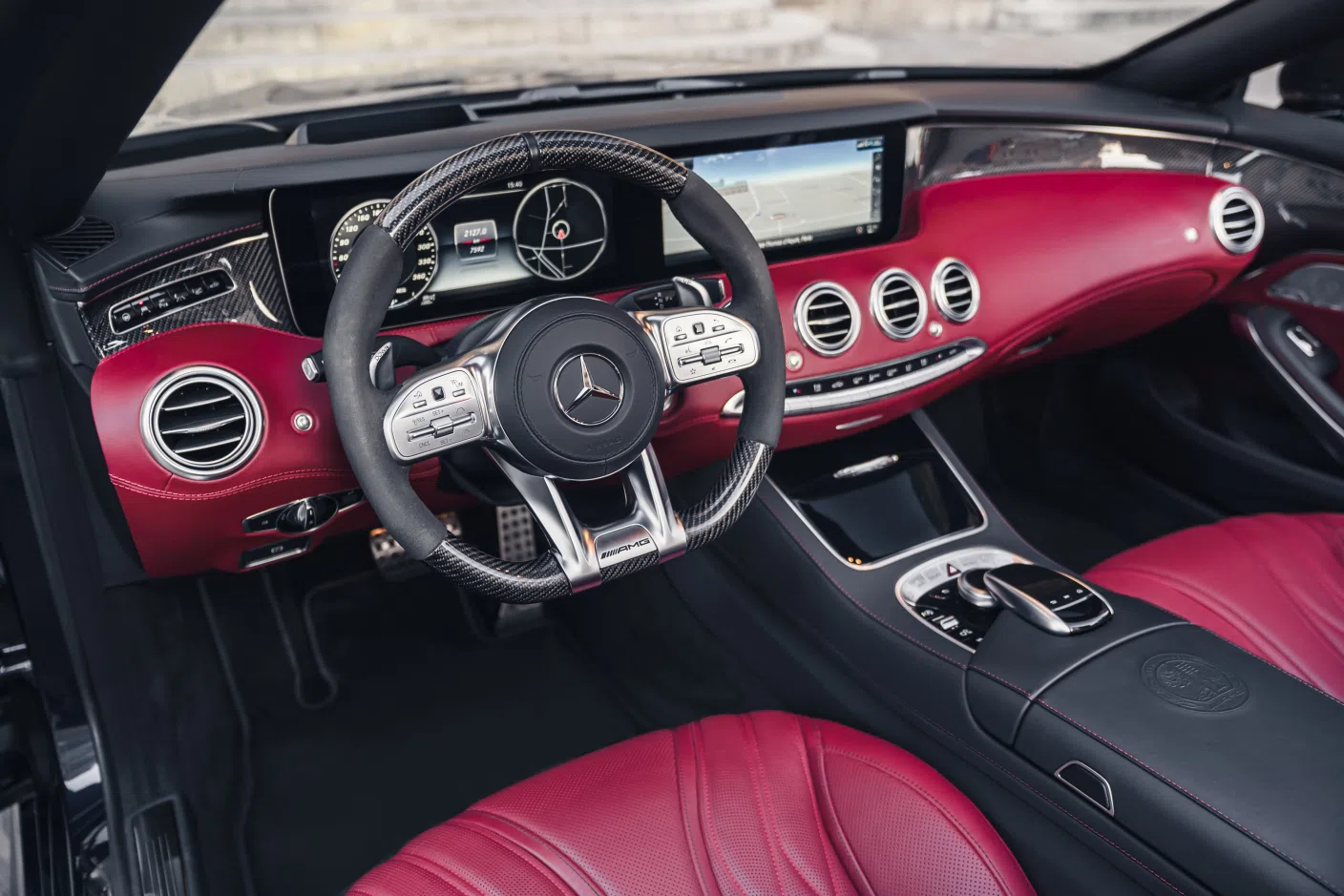 2019 Mercedes-Benz S65 AMG Convertible interior, dashboard