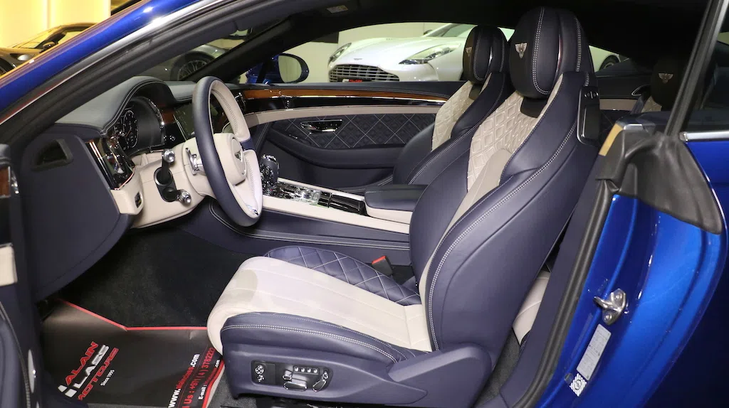 2018 BENTLEY Continental GT – First Edition interior, seats, Blue | Beige