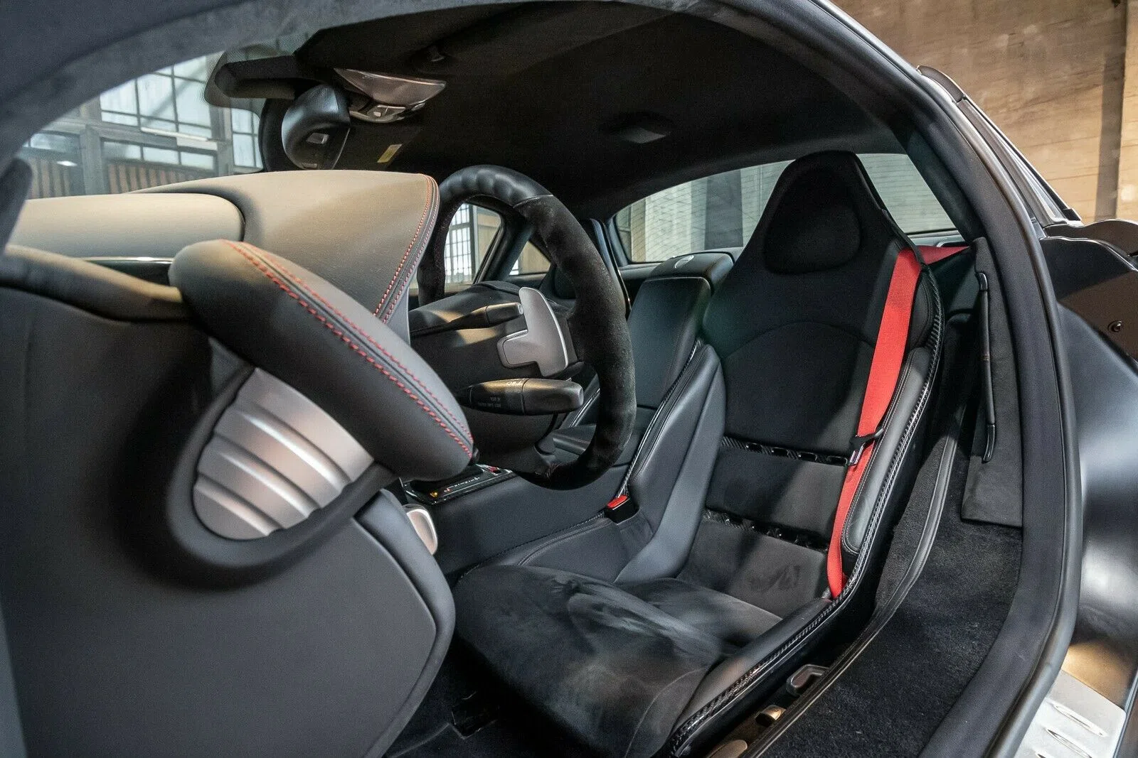 2008 Mercedes-Benz McLaren SLR 722 interior, seats, Black Leather