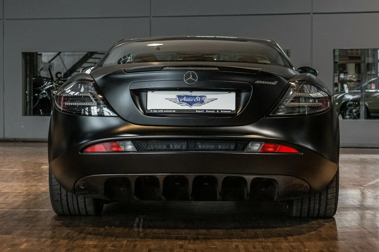 2008 Mercedes-Benz McLaren SLR 722, exterior, Black