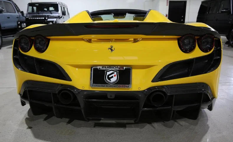 2022 Ferrari F8 Spider for sale, exterior, Giallo Modena