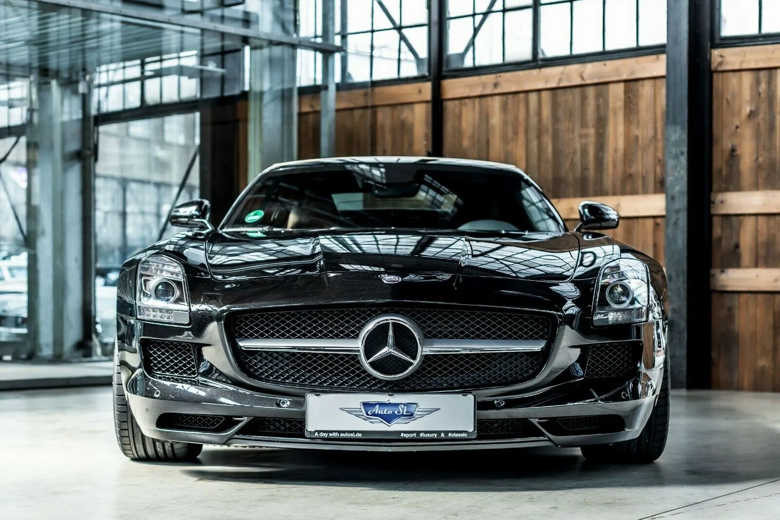 2016 Mercedes Benz SLS AMG Roadster, exterior, Black
