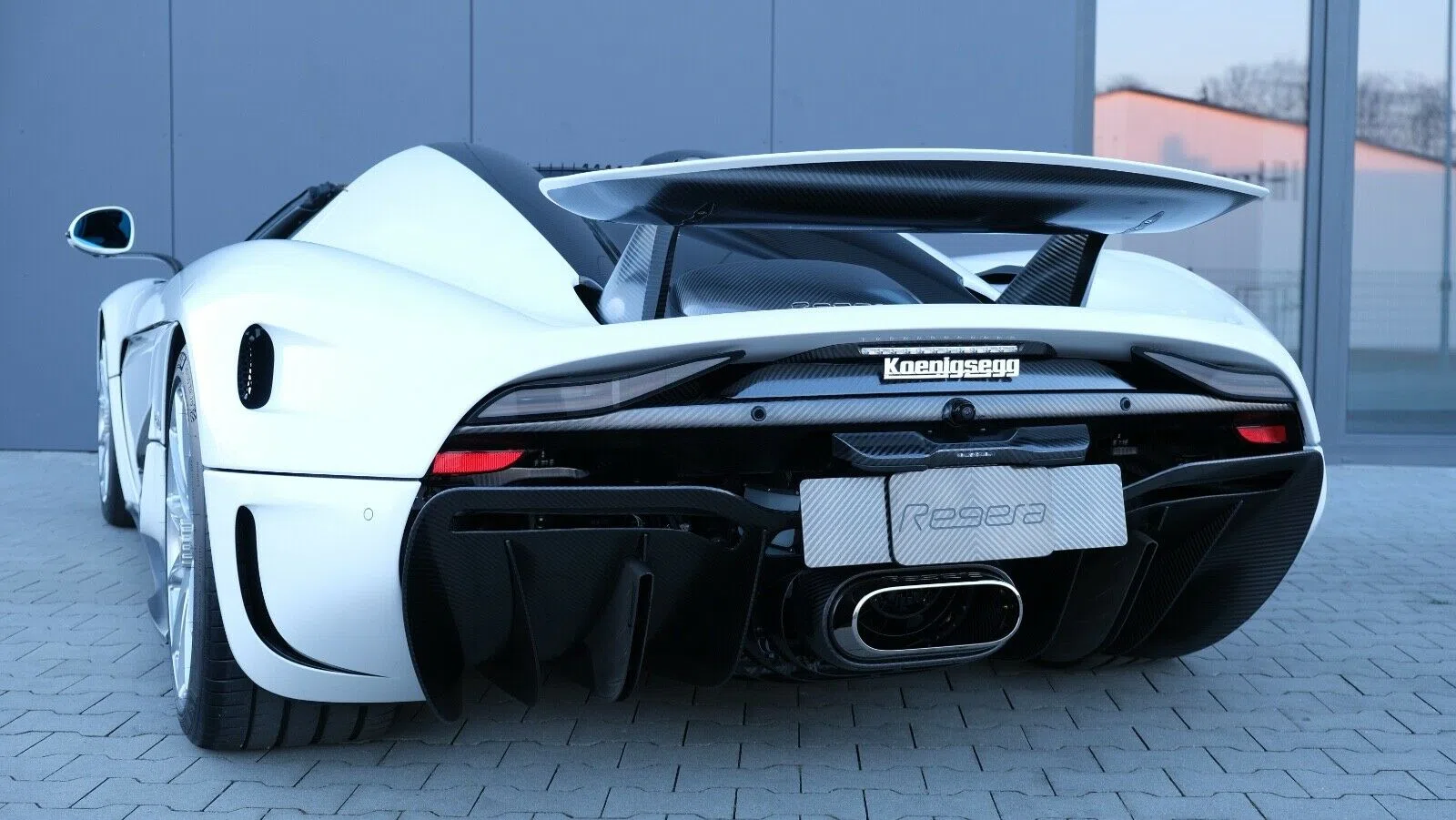 2022 Koenigsegg Regera, rear three-quarter view