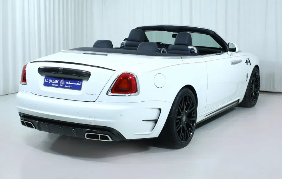 2017 Mansory Dawn, rear three-quarter view