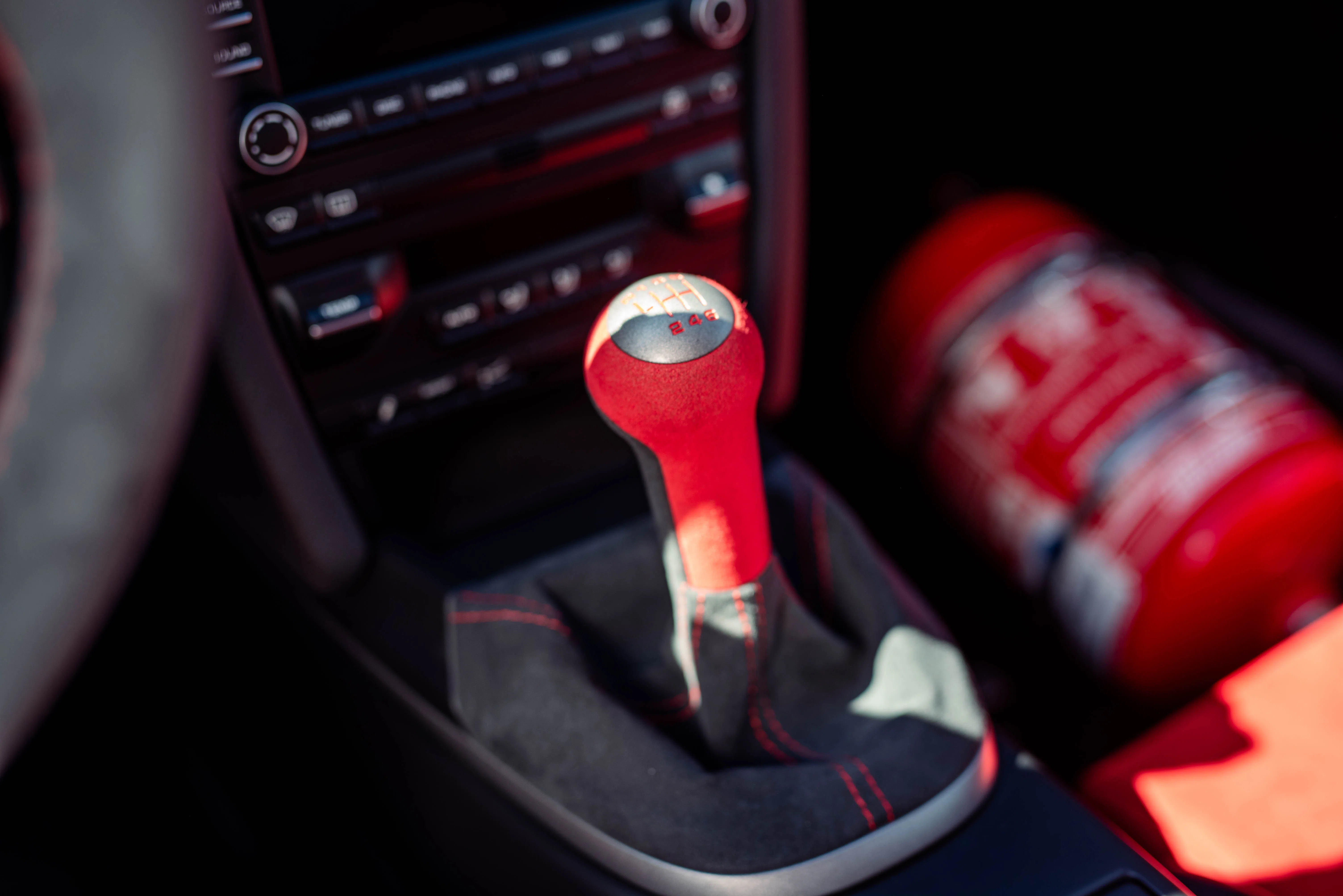 2011 Porsche 997 GT3 RS 4.0 interior, center console