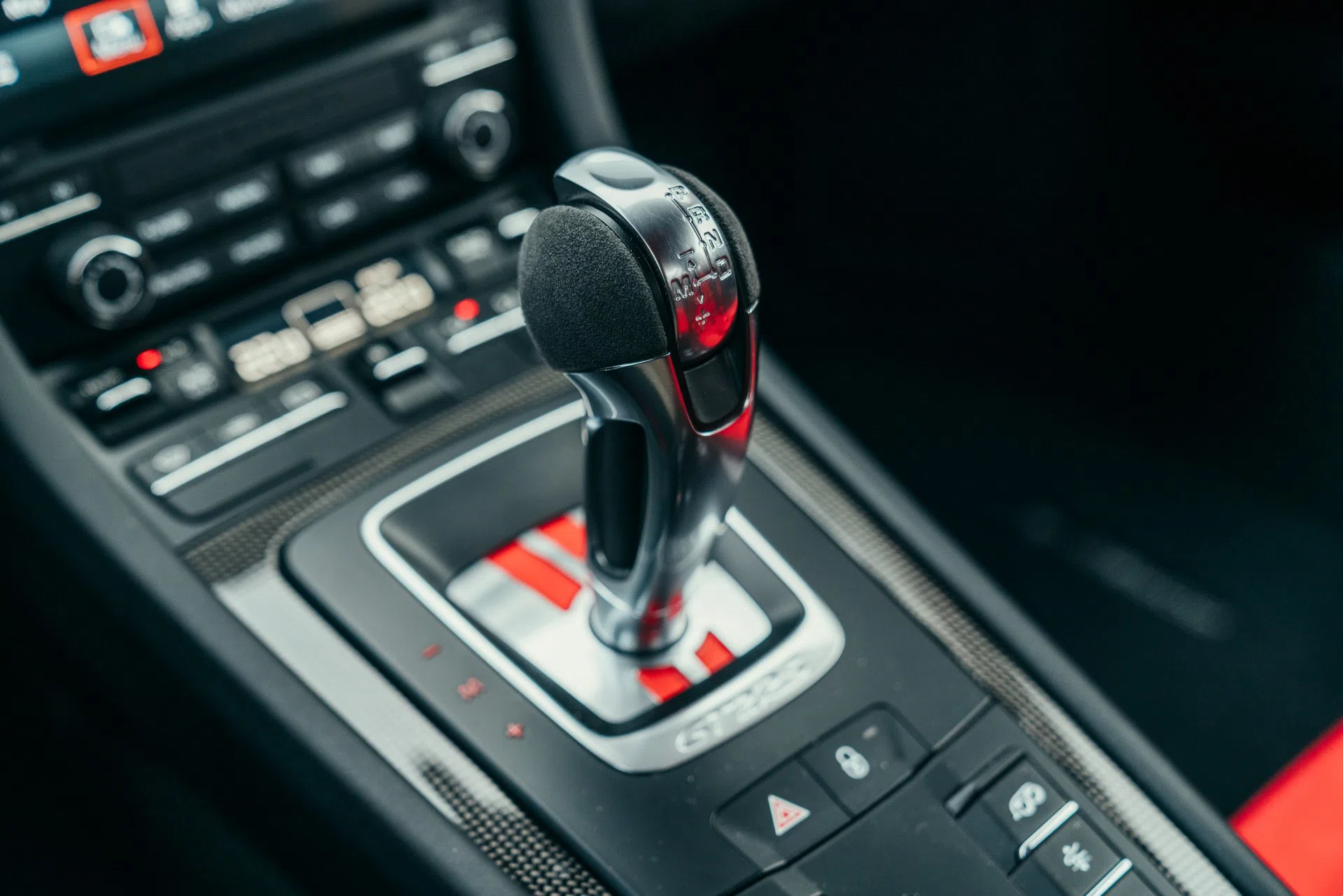2018 Porsche 991.2 GT2 RS Weissach interior, center console