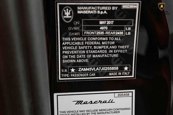 2018 Maserati GranTurismo, 18/18