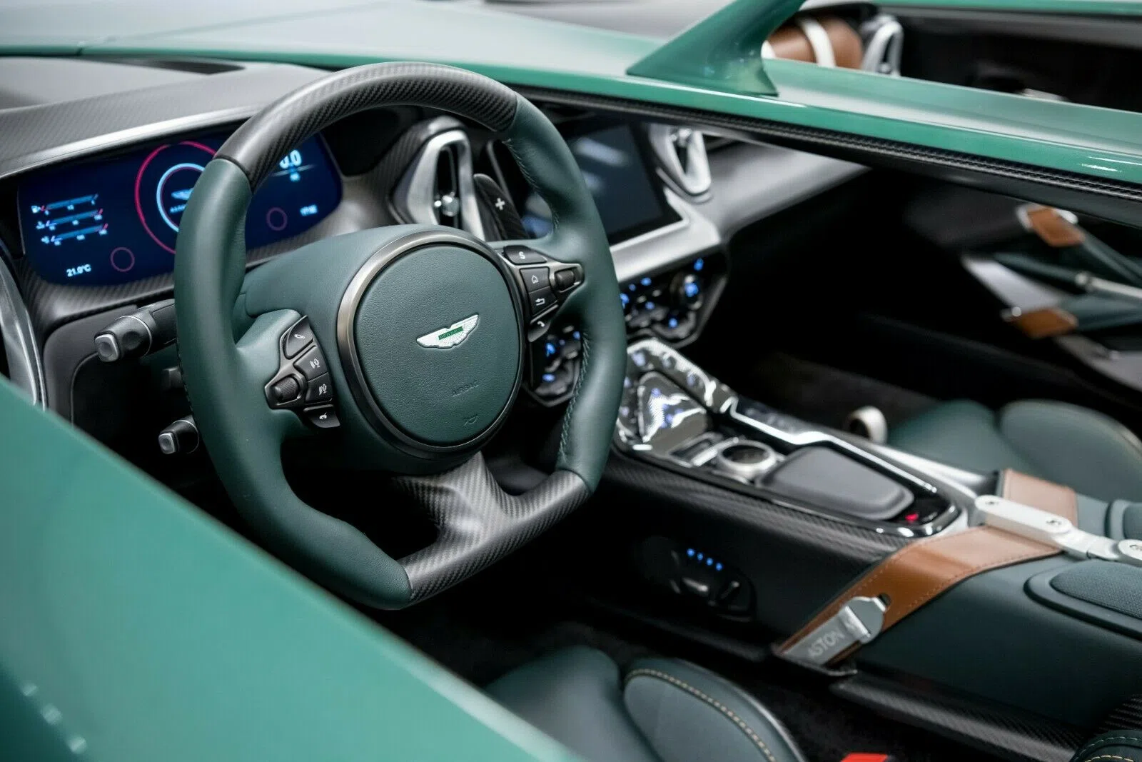 2022 Aston Martin DBR1 V12 Speedster interior, dashboard