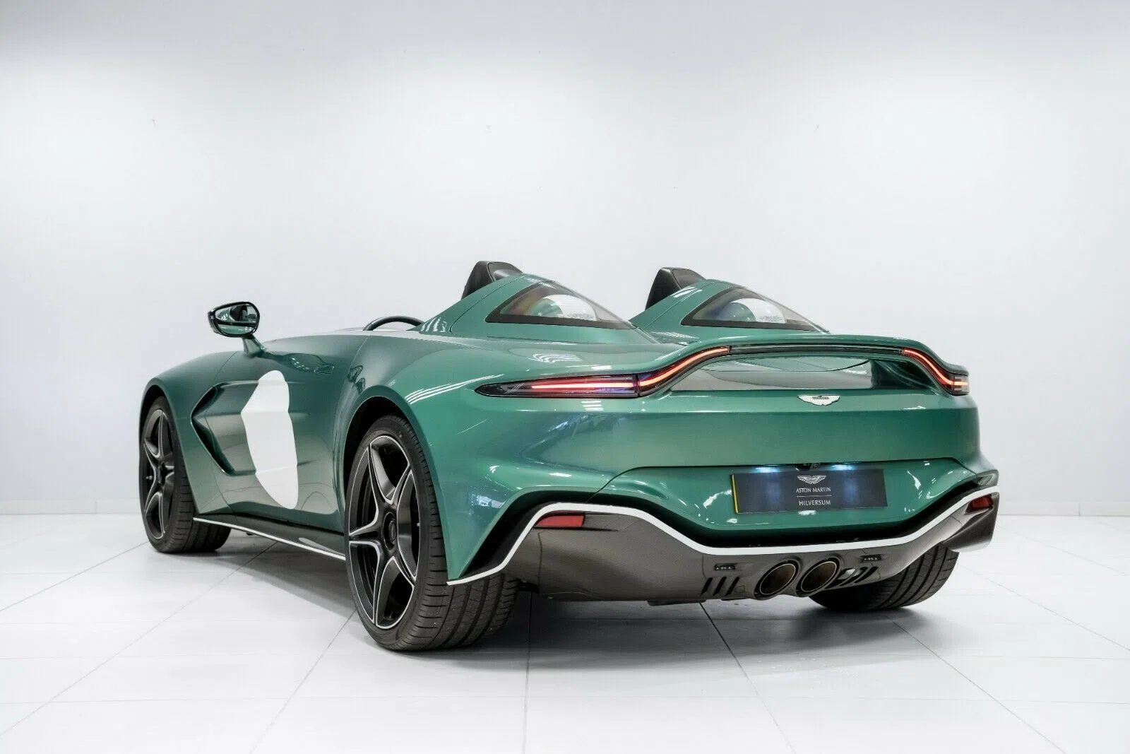 2022 Aston Martin DBR1 V12 Speedster, rear three-quarter view