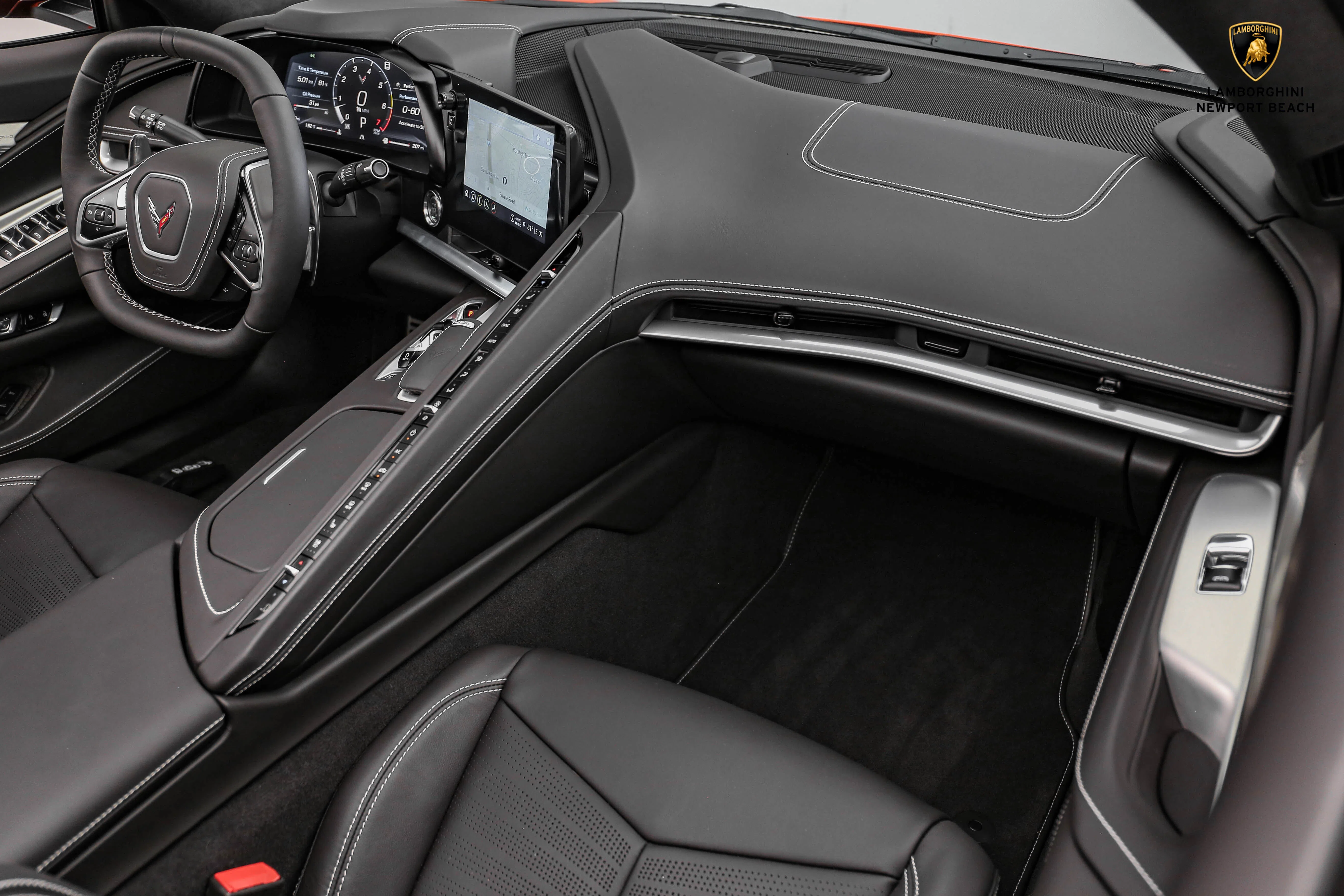 2021 Chevrolet Corvette Stingray interior, Jet Black