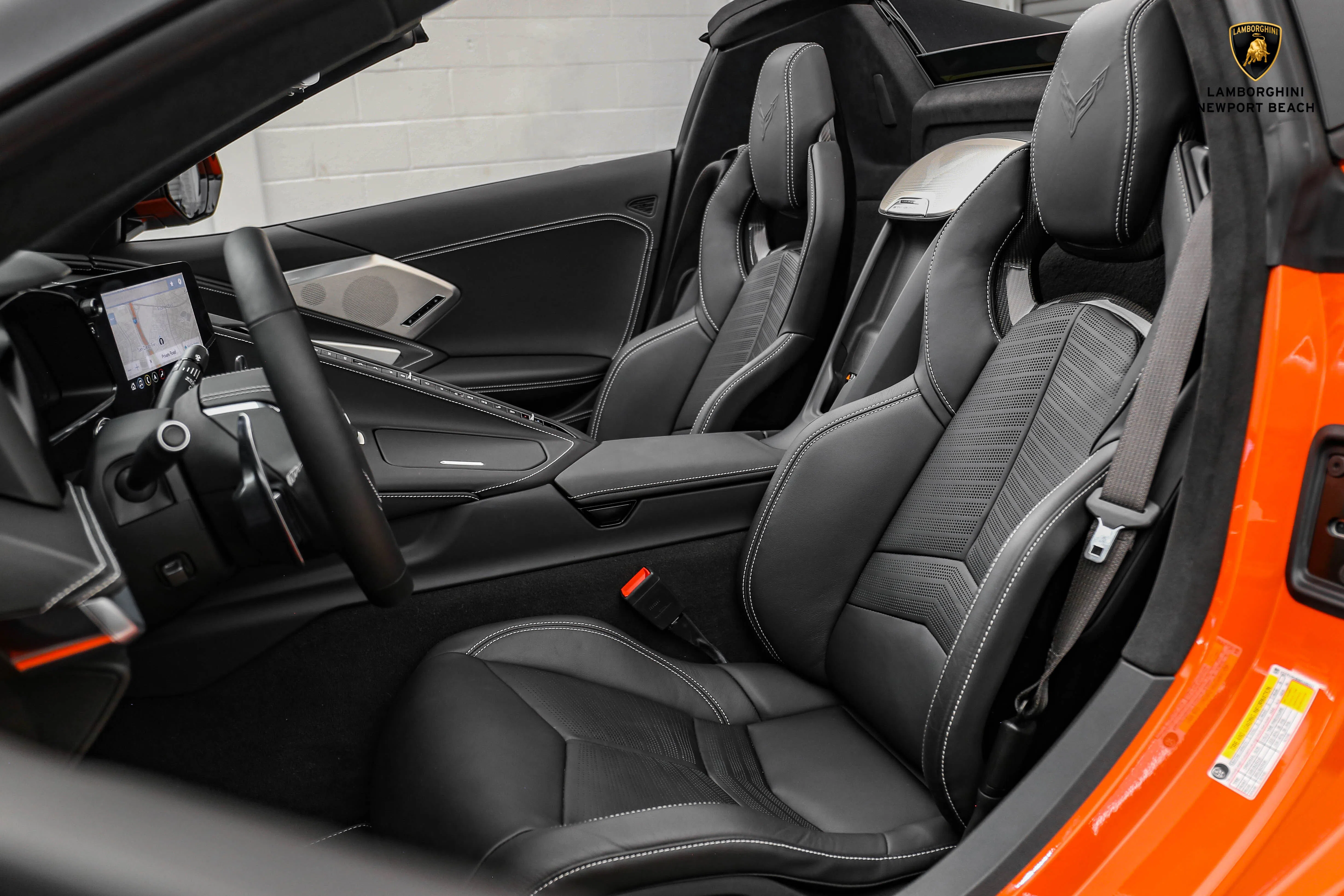 2021 Chevrolet Corvette Stingray interior, seats, Jet Black