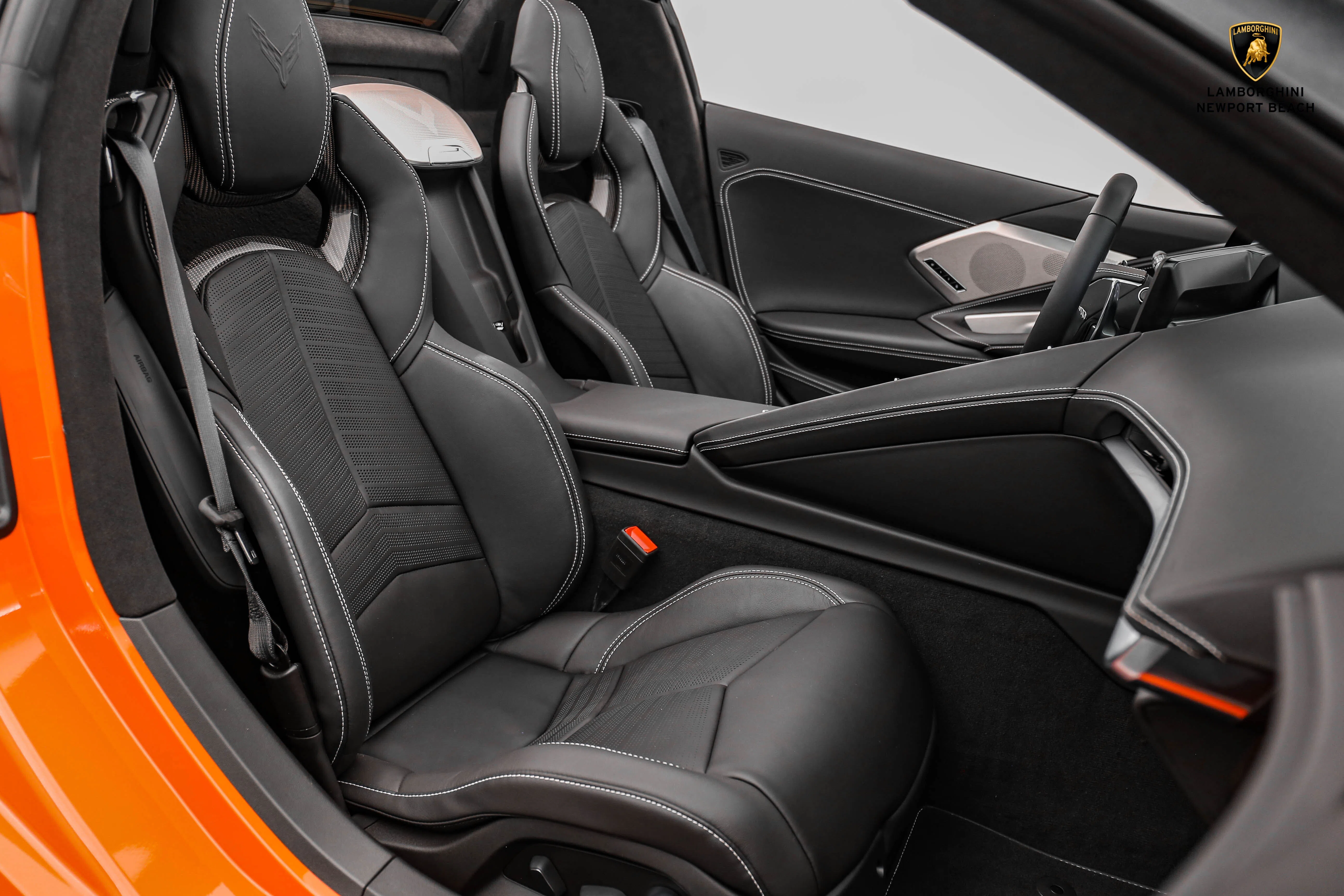2021 Chevrolet Corvette Stingray interior, seats, Jet Black
