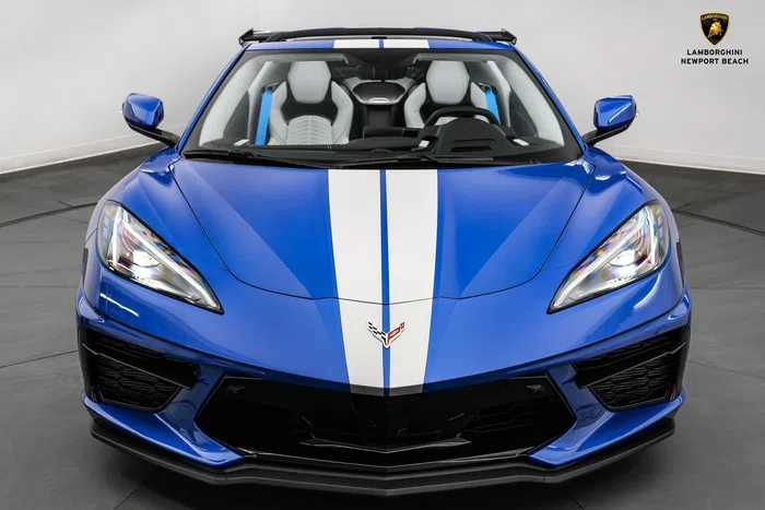 2022 Chevrolet Corvette Stingray for sale, exterior, Elkhart Lake Blue Metallic