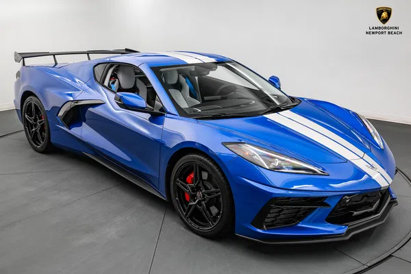 2022 Chevrolet Corvette Stingray for sale, exterior, Elkhart Lake Blue Metallic