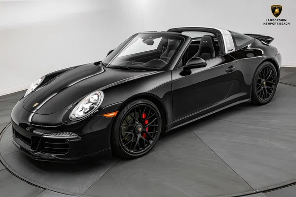 2016 Porsche 911 Targa 4 GTS for sale, exterior, Jet Black Metallic